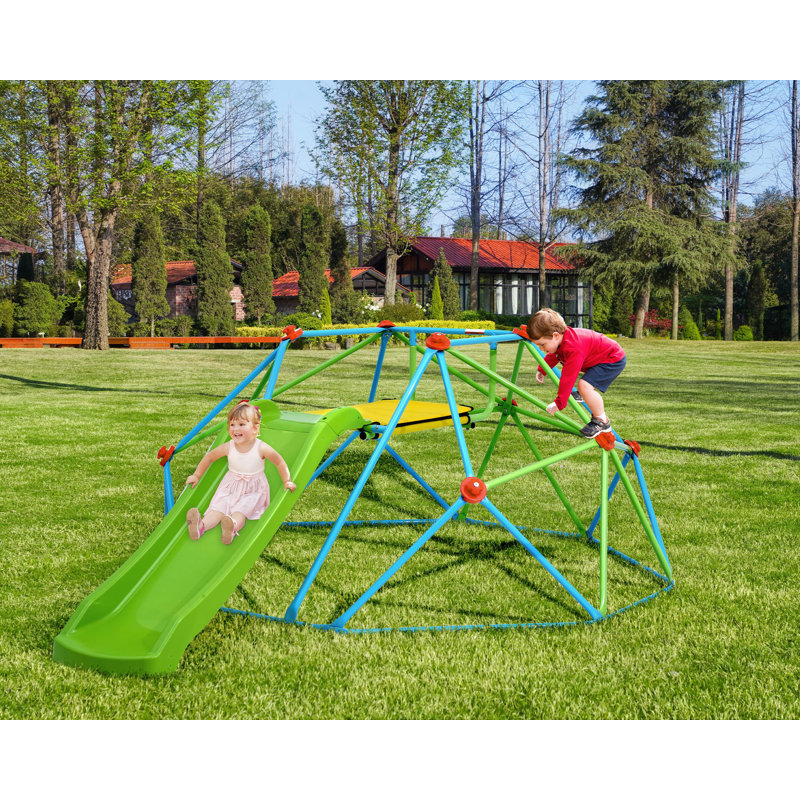 パプリカブロッサム Maxlead Zupapa Climbing Dome with Slide, Jungle Gym Monkey Bar for